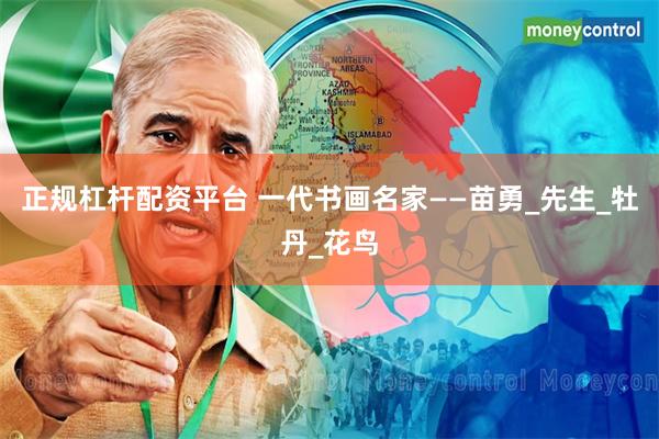 正规杠杆配资平台 一代书画名家——苗勇_先生_牡丹_花鸟