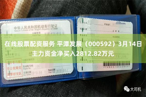 在线股票配资服务 平潭发展（000592）3月14日主力资金净买入2812.82万元