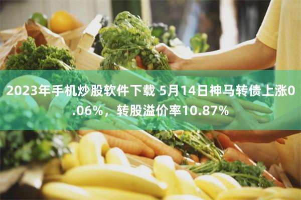 2023年手机炒股软件下载 5月14日神马转债上涨0.06%，转股溢价率10.87%