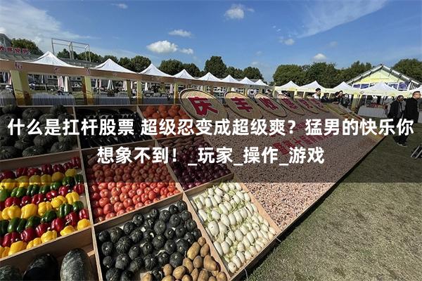 什么是扛杆股票 超级忍变成超级爽？猛男的快乐你想象不到！_玩家_操作_游戏